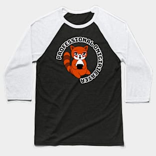 Red Panda Onigiri Eater Baseball T-Shirt